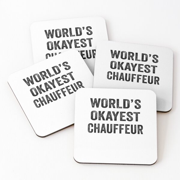Item preview, World's Okayest chauffeur Shirt, Funny chauffeur Dad Husband Womens Boyfriend Birthday Christmas Gift idea designed and sold by xlnv.