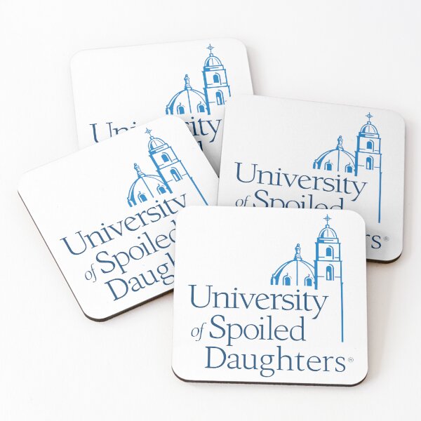 Item preview, University of Spoiled Daughters White designed and sold by college-satire.
