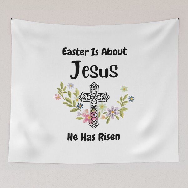 Item preview, Easter Is About Jesus He Has Risen classic t-shirt. designed and sold by Lachkarstore.