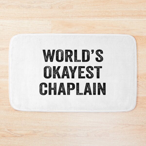 Item preview, World's Okayest chaplain Shirt, Funny chaplain Dad Husband Womens Boyfriend Birthday Christmas Gift idea designed and sold by xlnv.