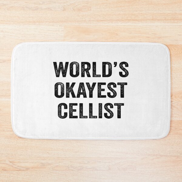 Item preview, World's Okayest cellist Shirt, Funny cellist Dad Husband Womens Boyfriend Birthday Christmas Gift idea designed and sold by xlnv.