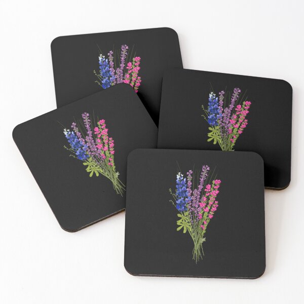 Item preview, subtle bi pride flowers designed and sold by yvettelottiebnp.