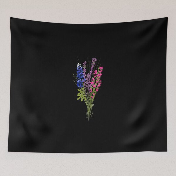 Item preview, subtle bi pride flowers designed and sold by yvettelottiebnp.