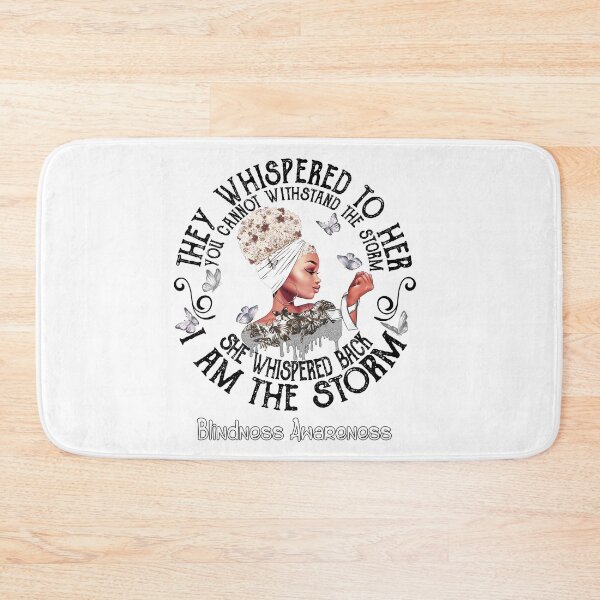 Item preview, Black Girl I Am The Storm Blindness Awareness designed and sold by Mnrshirley.