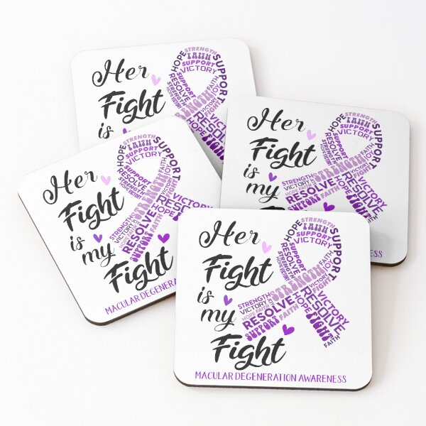 Item preview, Macular Degeneration Warrior, Her Fight is my Fight Macular Degeneration Awareness designed and sold by Greggwillard.