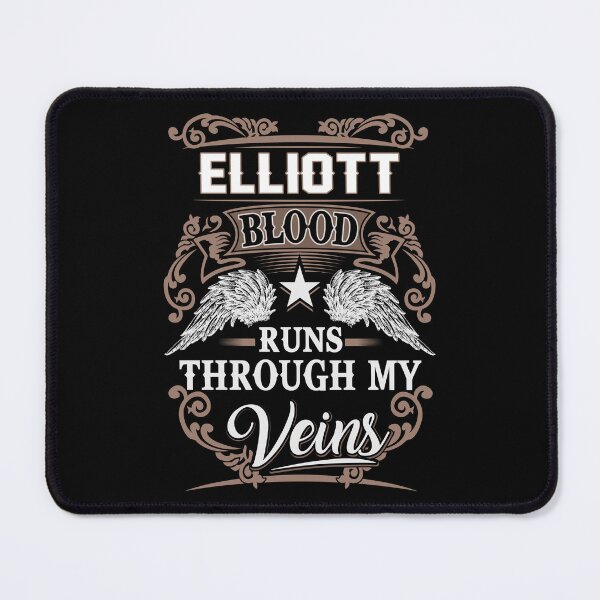 Item preview, Elliott Name T Shirt - Elliott Blood Runs Through My Veins Gift Item Tee designed and sold by lanawalton.