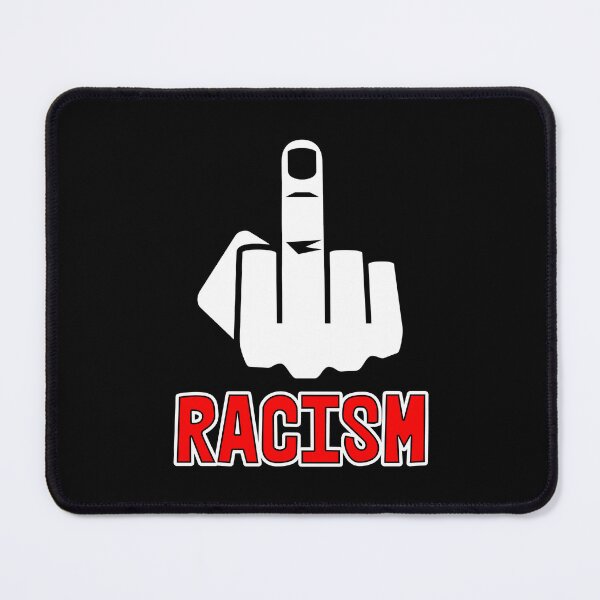 Item preview, F*CK RACISM - censored with middle finger (white red 1) designed and sold by Thelittlelord.