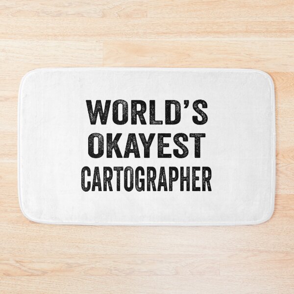 Item preview, World's Okayest cartographer Shirt, Funny cartographer Dad Husband Womens Boyfriend Birthday Christmas Gift idea designed and sold by xlnv.