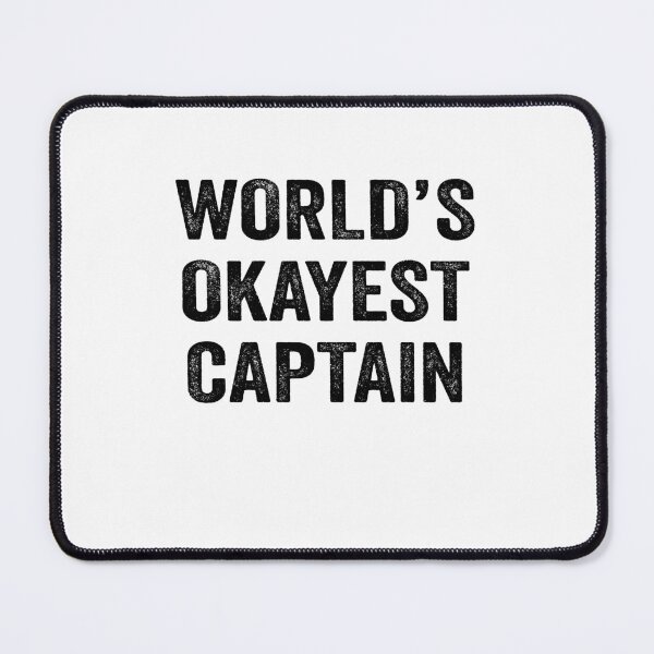 Item preview, World's Okayest captain Shirt, Funny captain Dad Husband Womens Boyfriend Birthday Christmas Gift idea designed and sold by xlnv.
