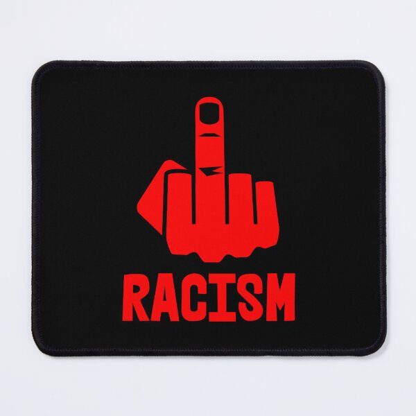 Item preview, F*CK RACISM - censored with middle finger (red) designed and sold by Thelittlelord.