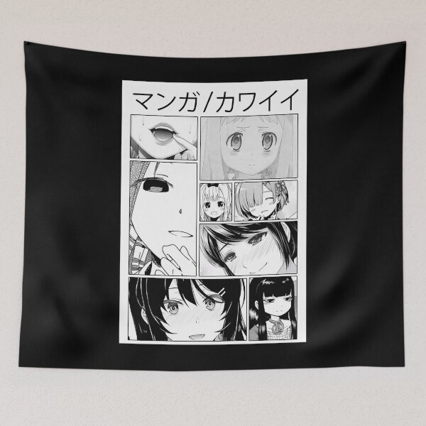 Item preview, Cute Gifts Anime Girls Manga Inspired Collage Retro Wave designed and sold by Pottscurtis770.