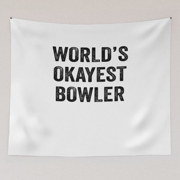 Item preview, World's Okayest bowler Shirt, Funny bowler Dad Husband Womens Boyfriend Birthday Christmas Gift idea designed and sold by xlnv.