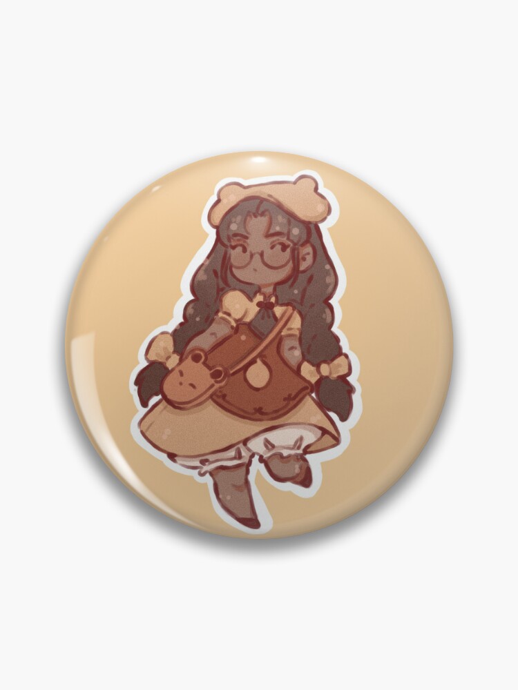 Copy of Copy of Brown Sugar Bear (Beth) Pin for Sale by Pinkee33