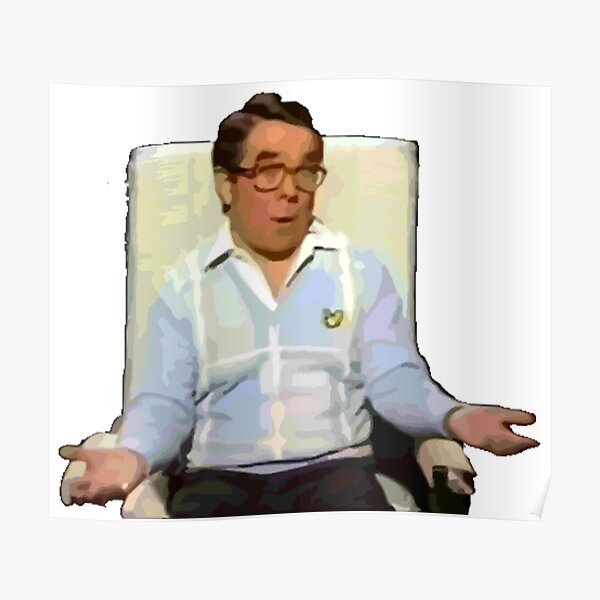 “Ronnie Corbett’s Chair” Poster by halibutgoatramb | Redbubble