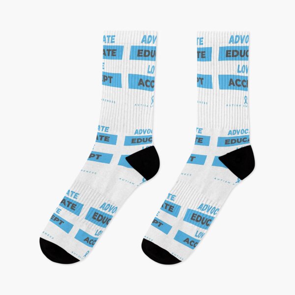 Item preview, ADVOCATE EDUCATE LOVE ACCEPT AUTISM AWARENESS T-shirt designed and sold by Ssirshop.