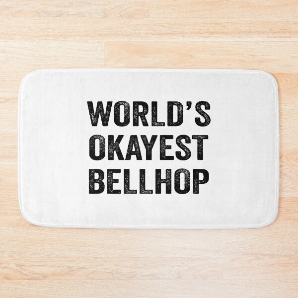Item preview, World's Okayest bellhop Shirt, Funny bellhop Dad Husband Womens Boyfriend Birthday Christmas Gift idea designed and sold by xlnv.