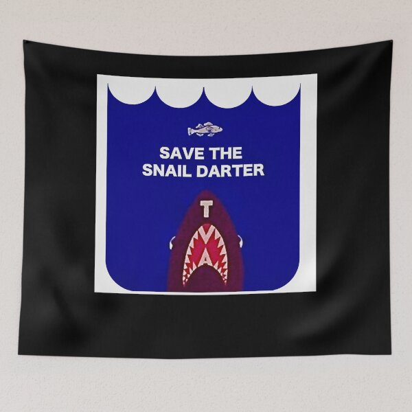 Item preview, SAVE THE SNAIL DARTER- VINTAGE REMAKE Classic   designed and sold by vegadegraw.