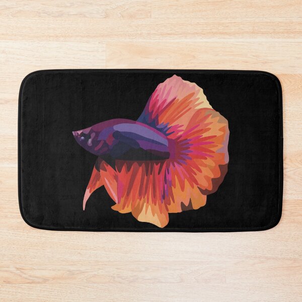 Item preview, Sunset Colored Betta Fish - Digital Art designed and sold by TLGdrawings.