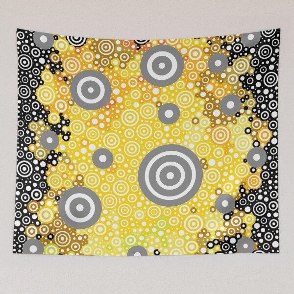 Item preview, Abstract Circular Yellow Colored Light designed and sold by Pierre Bernard Jr.