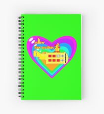 WE ALL LIVE IN A YELLOW TIME MACHINE Spiral Notebook