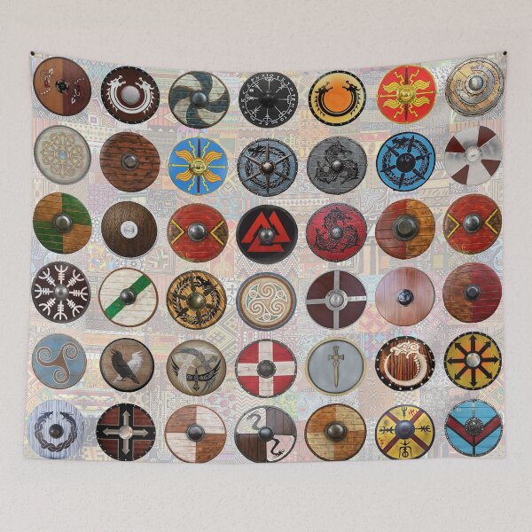 Item preview, Viking Shields designed and sold by Montage-Madness.