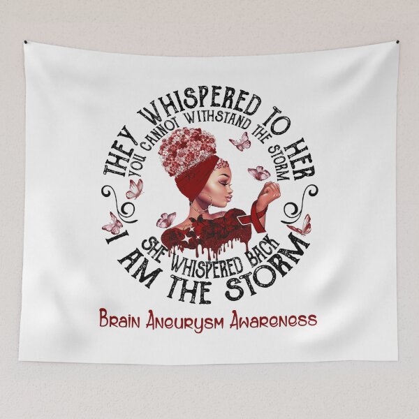 Item preview, Black Girl I Am The Storm Brain Aneurysm Awareness designed and sold by Mnrshirley.