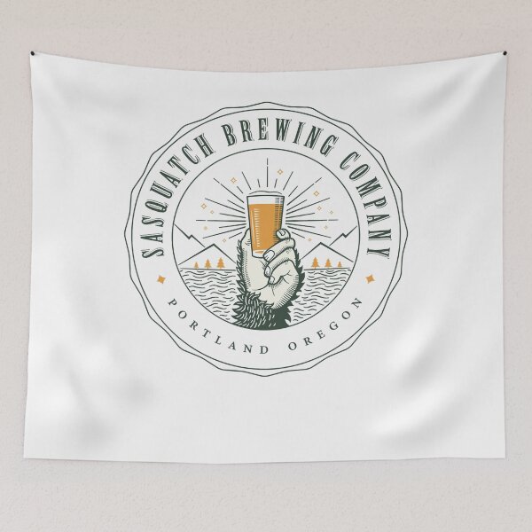 Item preview, Sasquatch Brewing Company Craft Beer Logo 2 designed and sold by DanielDubose6.