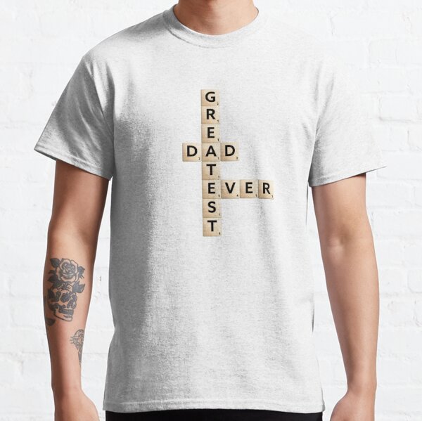  Custom Funny Graphic T Shirts for Men M Scrabble