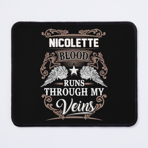 Item preview, Nicolette Name T Shirt - Nicolette Blood Runs Through My Veins  Gift Item Tee designed and sold by jazminprin.