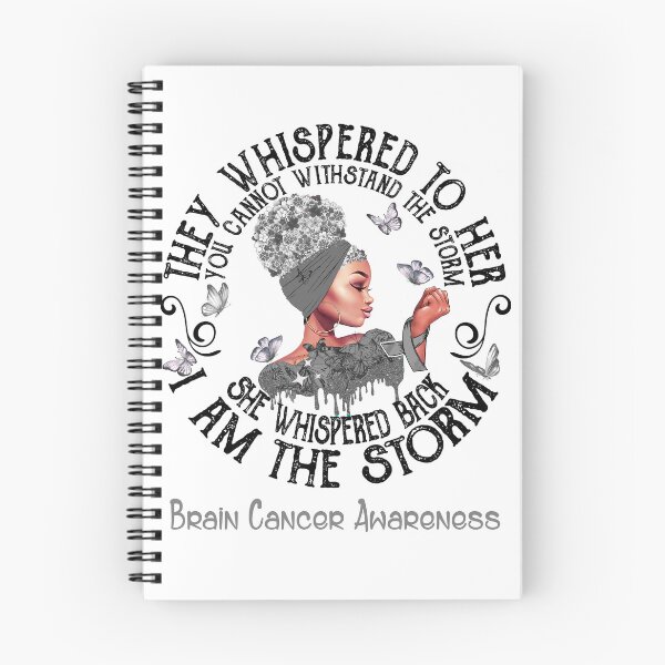 Item preview, Black Girl I Am The Storm Brain Cancer Awareness designed and sold by Mnrshirley.