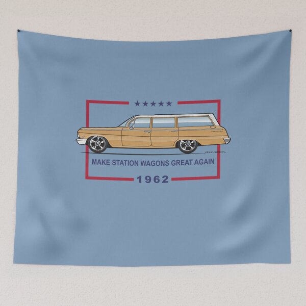 Artikelvorschau, 62 Chevy Wagon Great Again-Gold entworfen und verkauft von JBsDiecastWind.