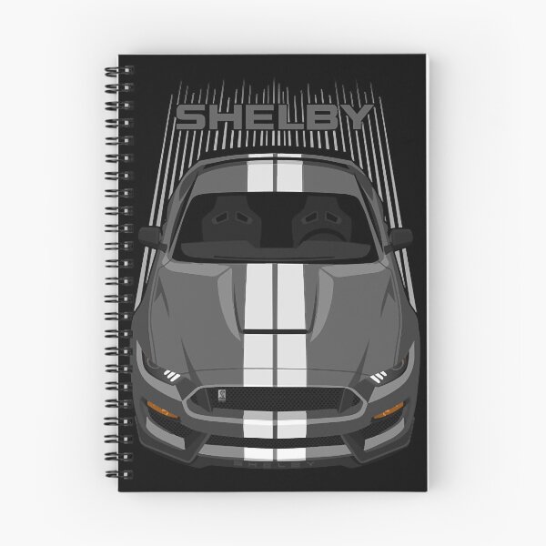 Item preview, Ford Mustang Shelby GT350 2015 - 2020 - Magnetic Grey - White Stripes  designed and sold by Jennife7275463.