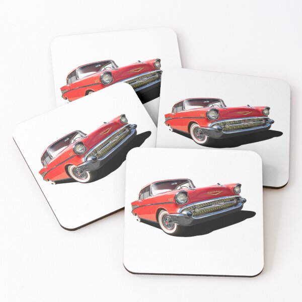 Artikelvorschau, 1957 Chevrolet Chevrolet Bel Air in Rot entworfen und verkauft von JBsDiecastWind.