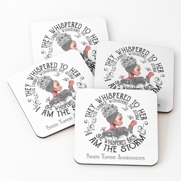 Item preview, Black Girl I Am The Storm Brain Tumor Awareness designed and sold by Mnrshirley.