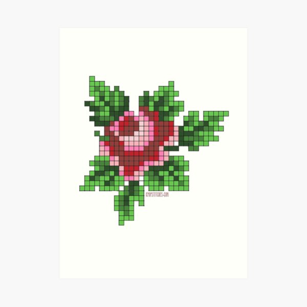 Cross stitch rose Tote Bag for Sale by Libby Heasman