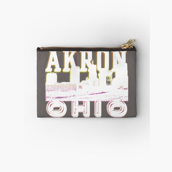 Item preview, Akron Ohio Skyline in Neon designed and sold by kathydodd19.