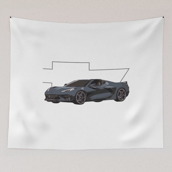 Item preview, Corvette Stingray black c8 designed and sold by JBsDiecastWind.
