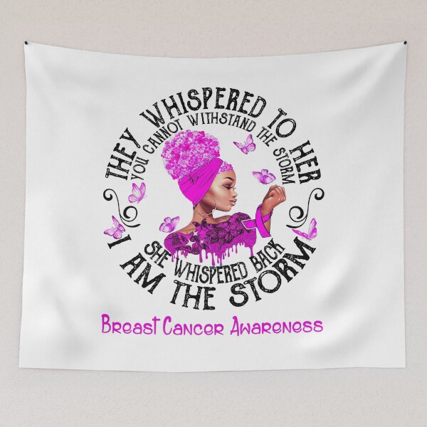 Item preview, Black Girl I Am The Storm Breast Cancer Awareness designed and sold by Mnrshirley.