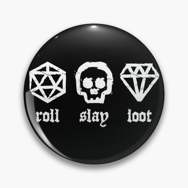 Aperçu de l'œuvre Roll Slay Butin Rpg Gaming créée et vendue par DnlDesigns.