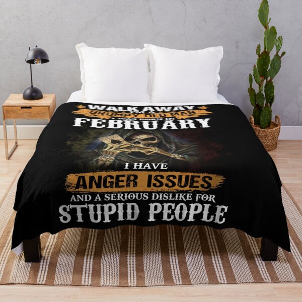 Item preview, Walk Away Im A Grumpy old man I Was born in February designed and sold by TamYork.