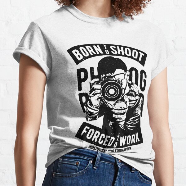 Gifts For Everyone Born To Shoot Cute Graphic Gift Classic T-Shirt