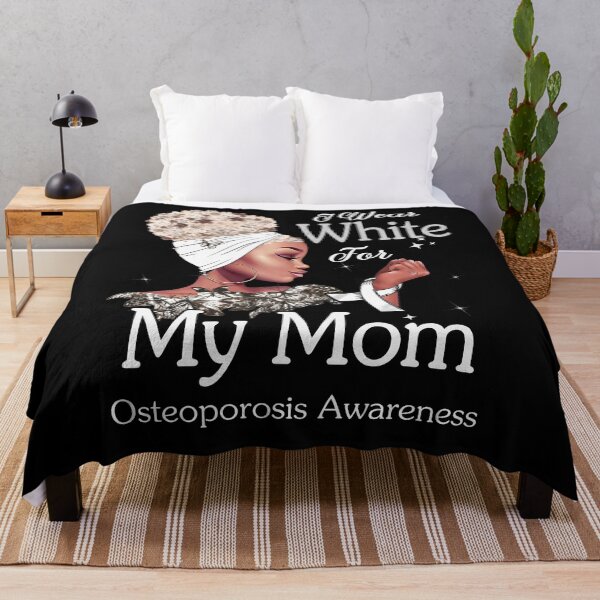 Item preview, Osteoporosis Awareness Black Girl I Wear White For My Mom designed and sold by tenjun16.