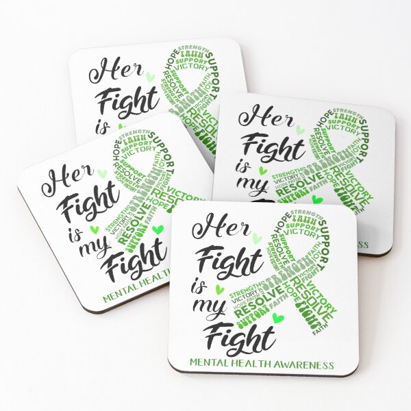 Item preview, Mental Health Warrior, Her Fight is my Fight Mental Health Awareness designed and sold by Greggwillard.