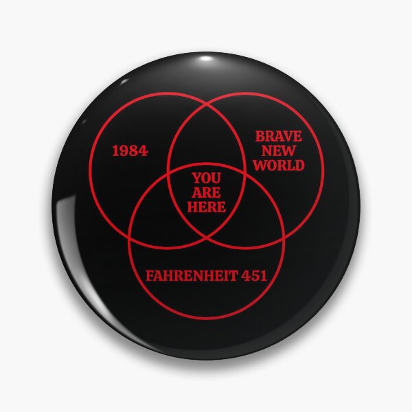 Item preview, 1984 Brave New World Fahrenheit 451 Conspiracy designed and sold by Tatus Brinal.