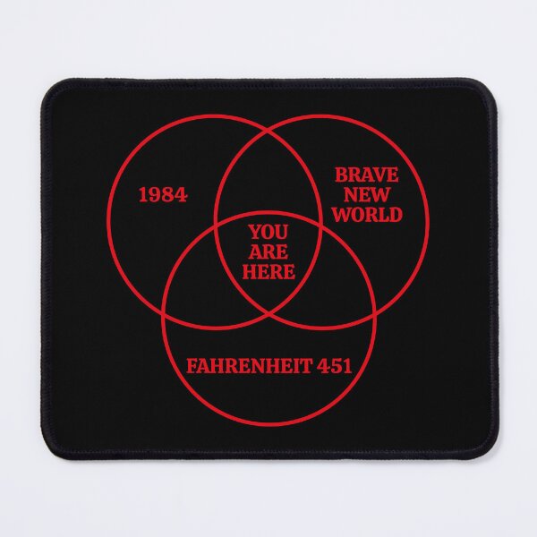 Item preview, 1984 Brave New World Fahrenheit 451 Conspiracy designed and sold by Tatus Brinal.