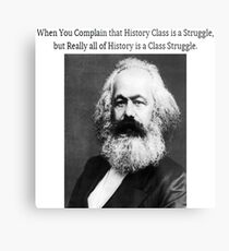 Funny History Class Karl Marx Meme Metal Print