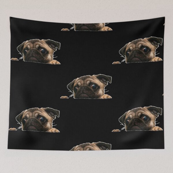 Item preview, Scared pug  designed and sold by Melanie5594124.