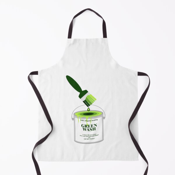 Item preview, Green Wash paint and brush, eco greenwashing to gloss over the environmental impact business and industry designed and sold by Hollyharry.