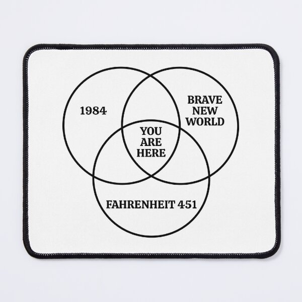 Item preview, 1984 Brave New World Fahrenheit 451 Conspiracy designed and sold by Tatus Brinal.