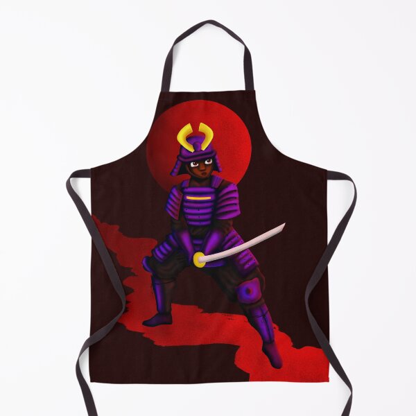 Item preview, Re: Black and Blue Samurai in Red Darkness designed and sold by Dominique Harness.